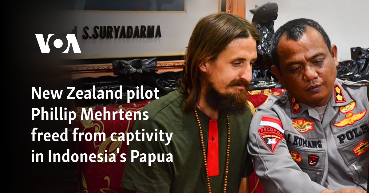 New Zealand pilot Phillip Mehrtens freed from captivity in Indonesia's Papua