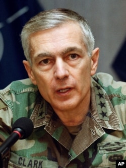 FILE - Former NATO Commander and retired General Wesley Clark in an undated photo.