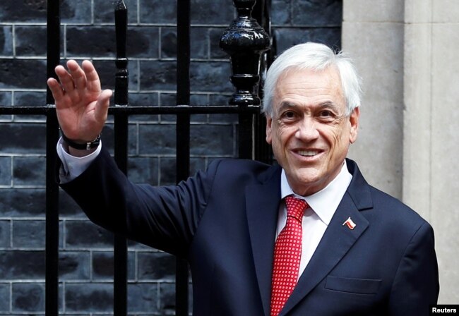 Presidente de Chile, Sebastián Piñera, visita Londres. [Archivo]