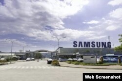 Nhà máy Samsung Bắc Ninh. Photo NLD