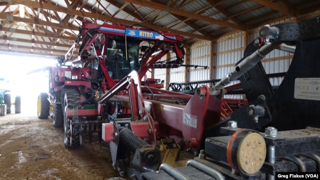 Ron Gruenhagen, 63, farms near Muscatine, Iowa, with his son and grandson. It's an expensive enterprise, including the land, buildings and about $1 million in farming equipment.