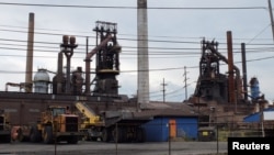 Idled blast furnaces at U.S. Steel Corp's Granite City Works in Granite City, Illinois, U.S. on on July 5, 2017. 