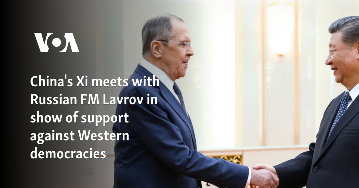 China, Russia talk about strengthening security cooperation during Lavrov's visit