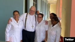 El cardenal de Nueva York Timothy Dolan realiza una visita a Cuba, que concluirá el miércoles 12 de febrero de 2020.
