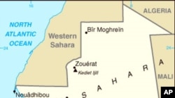 Map of Mauritania