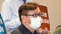 荃灣區議員劉志雄表示，港府引入公務員宣誓效忠的文化，進一步將香港的公務員 變成中國的官員或者幹部，完全要忠於政權，將香港變成大陸一樣。(美國之音 湯惠芸拍攝)