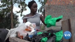 Ugandan Women Turn Plastic Bags Into Backpacks