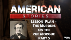 Lesson Plan - The Murders in the Rue Morgue, Part Five