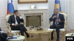 Predsednici Kosova i Slovenije Hašim Tači i Borut Pahor 