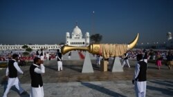 کرتار پور راہداری منصوبے کی افتتاحی تقریب گوردوارے کے احاطے میں منعقد کی گئی ہے۔