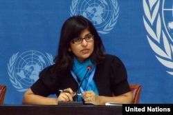 Juru Bicara OHCHR, Ravina Shamdasani. (UN Multimedia)