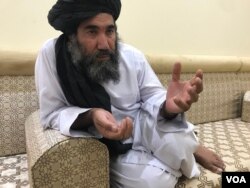 طالبان لیڈر ملا عبدالسلام ضعیف دوحہ میں وائس آف امریکہ کو خصوصی انٹرویو دے رہے ہیں۔ 28 فروری 2020