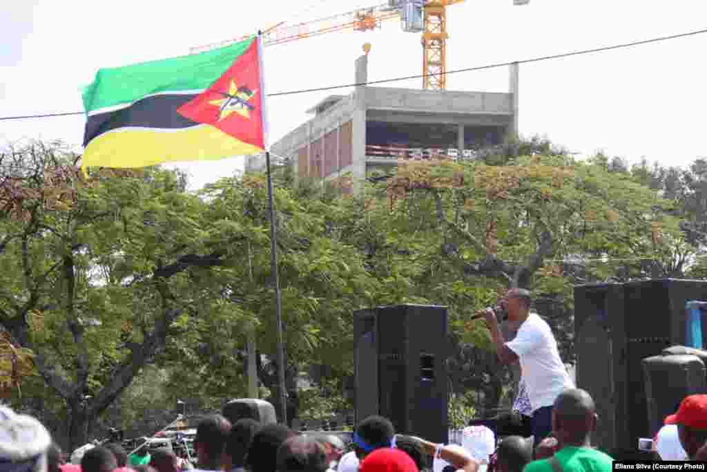 Marcha pela paz em Maputo, Sábado 27 de Agosto. Foto gentilmente cedida por Eliana Silva. Moçambique