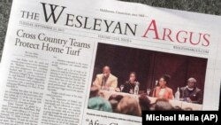 The student government of Wesleyan University considered removing the funding for its newspaper after some objected to an opinion piece it published on the Black Lives Matter movement in 2015.