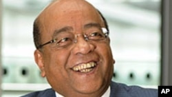 Mo Ibrahim, milliardaire d'origine soudanaise, qui cherche à faire décerner chaque année un prix visant à récompenser le leadership en Afrique