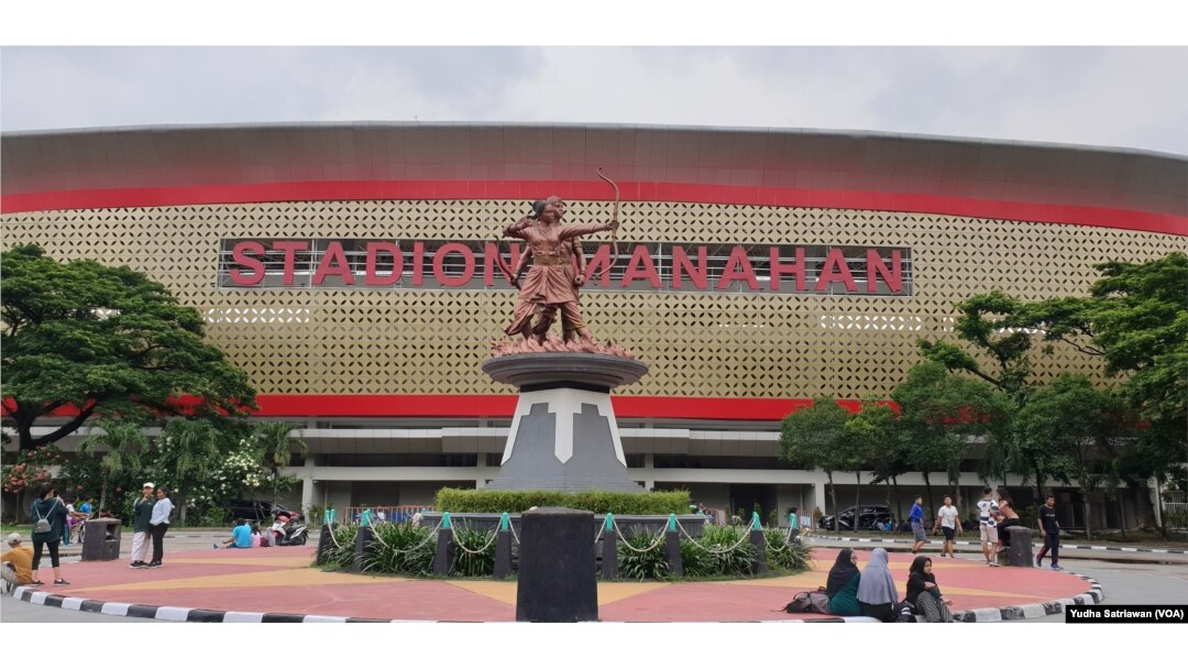Suasana Stadion Manahan Solo, Minggu, 9 Februari 2020.(Foto: Yudha Satriawan)