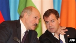 Дмитрий Медведев и Александр Лукашенко. Москва, Кремль. 9 декабря 2010 года