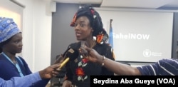 Coumba Sow, coordonnatrice sous-régionale pour la résilience en Afrique de l'Ouest dans le Sahel, à Dakar, le 3 mai 2018. (VOA/Seydina Aba Gueye)
