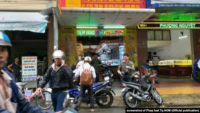 Tiệm vàng Thảo Lực, quận Ninh Kiều, thành phố Cần Thơ, 10/2018