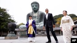 El presidente Barack Obama visitó Japón en 2010.