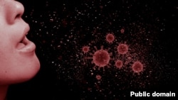 coronavirus in droplets sneezing coughing