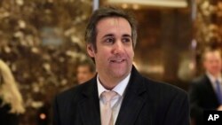 Michael Cohen, l'ex-conseiller de Donald Trump à la Trump Tower, à New York, le 16 décembre 2016.