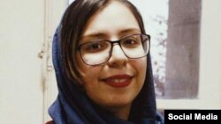سها مرتضایی دانشجوی دانشگاه تهران که بازداشت شده است.