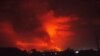 Eruption du volcan Nyiragongo, près de la ville de Goma, le 22 mai 2021.