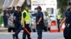 ماموران امنیتی سنگاپور در محل تیراندازی