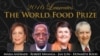 2016 Laureates of The World Food Prize: Maria Andrade, Robert Mwanga, Jan Low, Howarth Bouis (left to right) (Courtesy of The World Food Prize)