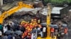 인도 뭄바이 건물 붕괴...10명 사망