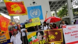 ရိုဟင်ဂျာဒုက္ခသည်တွေလက်မခံဖို့ သီရိလင်္ကာမှာဆန္ဒပြ