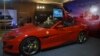 Mobil Ferrari 'Portofino' dalam pameran dua hari 'Auto de Glam Expo' di pinggiran Ahmedabad, 30 Januari 2021. (Photo by Sam PANTHAKY / AFP)