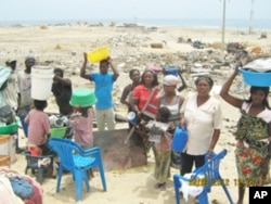 Desalojadas 54 famílias na cidade do Namibe