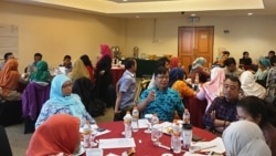 Diskusi warga membahas tata kelola air bersih di Yogyakarta, Sabtu, 11 Januari 2020 . (Foto: VOA/ Nurhadi)