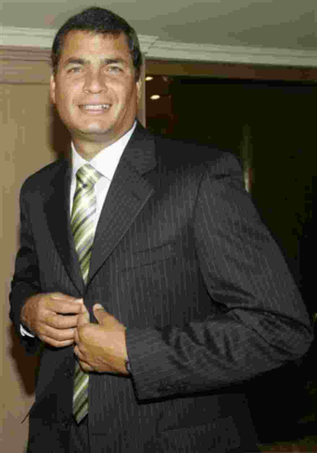 Rafael Correa, presidente de Ecuador.