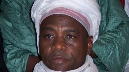 Muhammadu Saad Abubakar III the new sultan of the northern state of Sokoto sits in his palace in Sokoto, Nigeria, Thursday, Nov. 2 2006. Authorities in Nigeria named an army colonel Thursday as the country's top Muslim leader, replacing his brother, who d