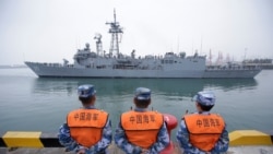တရုတ်ရေတပ် စစ်ရေးပြအခမ်းအနား မြန်မာစစ်သင်္ဘောတစင်းပါဝင်