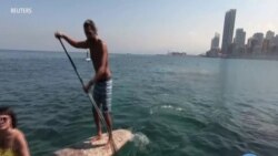 Floating on Cigarette Butts to Clean Beirut's Shores