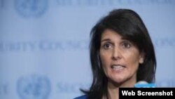 Anbasadè Ameriken an nan Nazyon Zini, Nikki Haley.