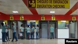 Сектор паспортного контроля в международном аэропорту Гаваны (архивное фото)