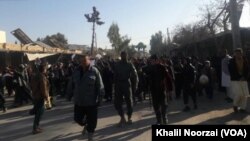 Residents protest against insecurity and call for security officials to step down, Farah Province. 