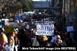 Протести в Сіднеї, Австралія