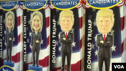 Campaign related items related to this year's presidential candidates have been hot sellers in Washington D.C. (VOA) 