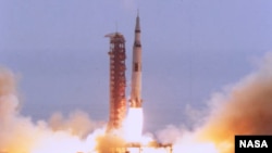 Запуск ракеты «Сатурн-5»
