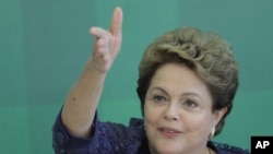 ဘရာဇီးလ်သမ္မတ Dilma Rousseff ။