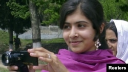 9일 파키스탄 탈레반의 총격을 받은 14살 소녀 마랄라 유수프자이.