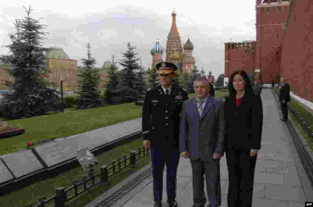 Даг Уилок в Москве перед отправкой на Байконур