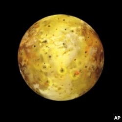 Io, one of Jupiter's moons, is the most volcanic object known to man, with at least 200 contstantly erupting volcanos.