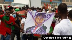 Protesto em Luanda contra reforma eleitoral, 11 de Setembro 2021